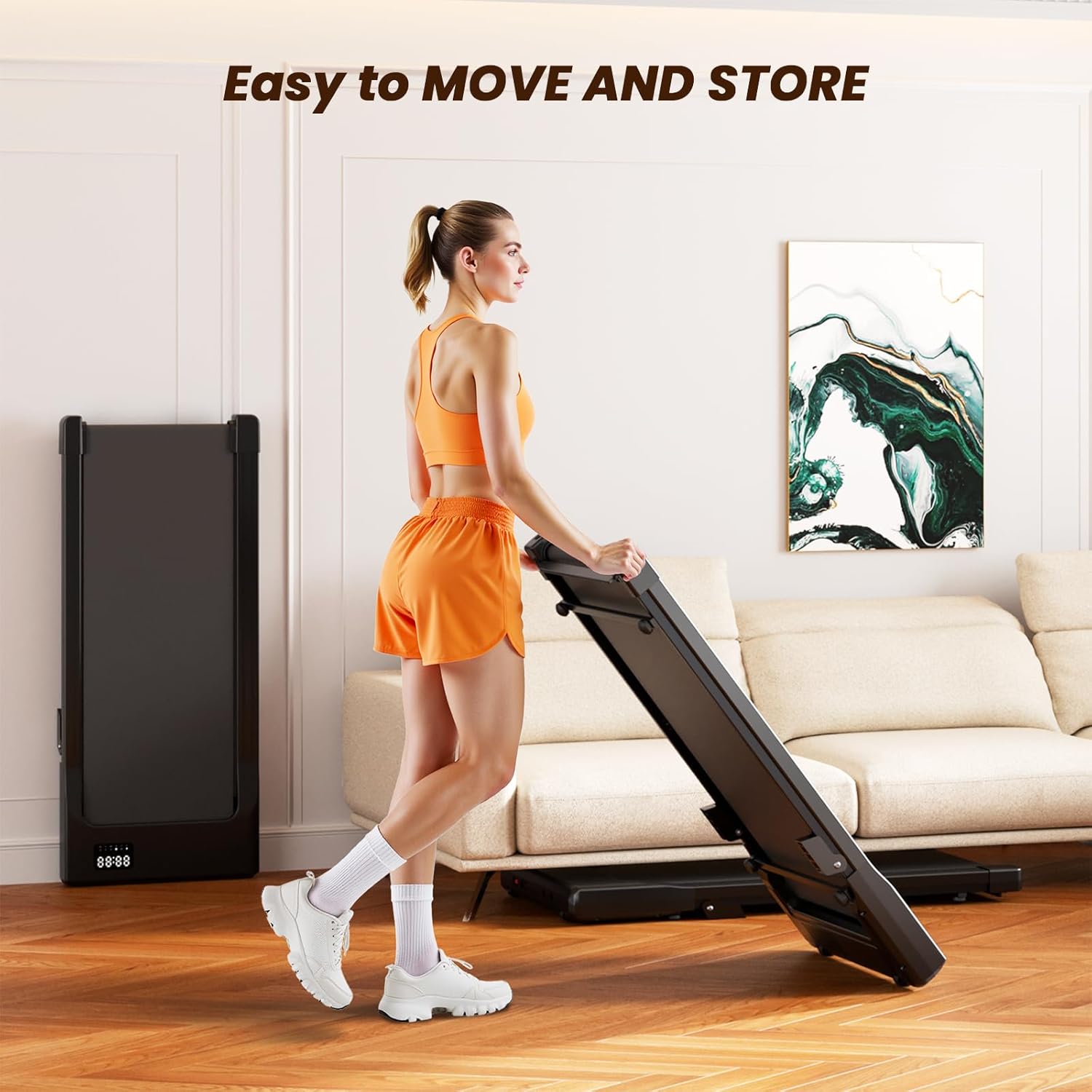 mjww walking pad for effortless home cardio